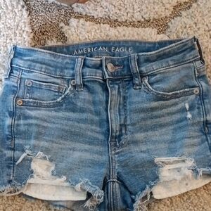 American Eagle Outfitters Women's Blue Denim Shorts
